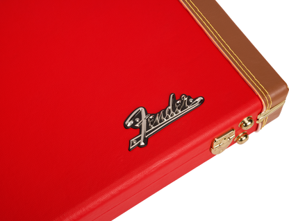 Estuche de Madera Fender Serie Clásica - Strat®/tele®, Rojo Fiesta