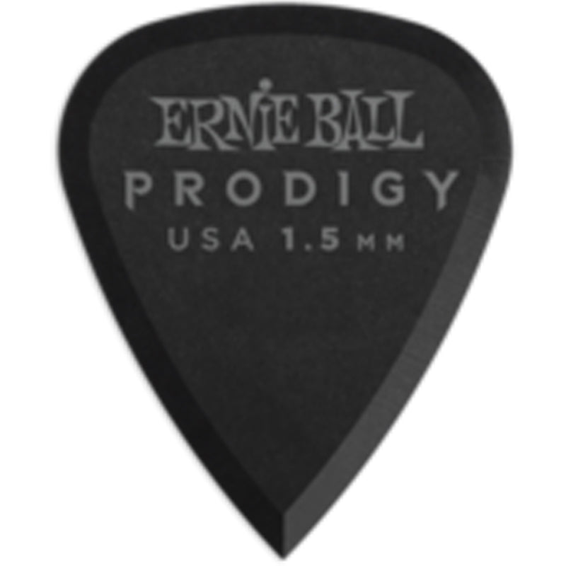 PUAS PARA GUITARRA ERNIE BALL PRODIGY 1.5 mm NEGRO PAQUETE DE 6 9199 N