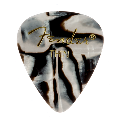 Puas para Guitarra Fender Paquete de 12 Piezas Celluloid Delgada
