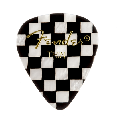 Puas para Guitarra Fender Paquete de 12 Piezas Celluloid Delgada