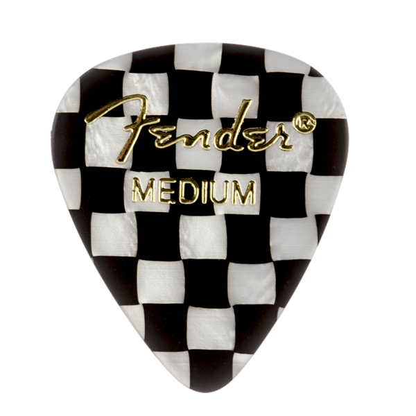 PUAS PARA GUITARRA FENDER PAQUETE DE 12 PIEZAS CELLULOID MEDIUM