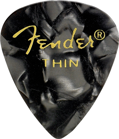 Puas para Guitarra Fender Paquete de 12 Piezas Celluloid Delgada