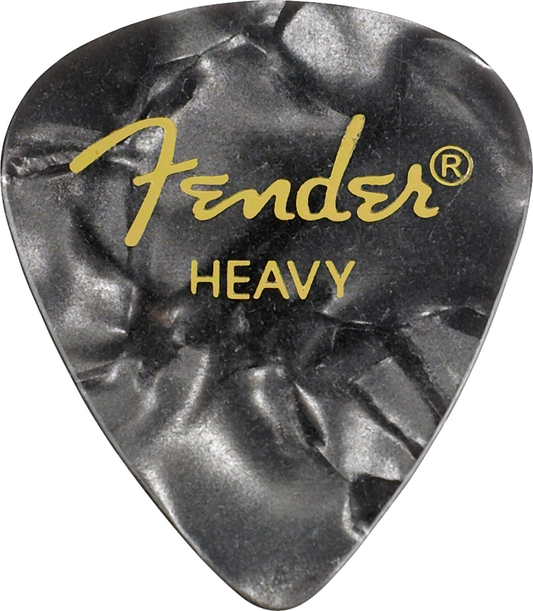 PÚAS DE CELULOIDE PREMIUM DE 351 FORMAS, PAQUETE DE 12 UNIDADES BLACK HVY