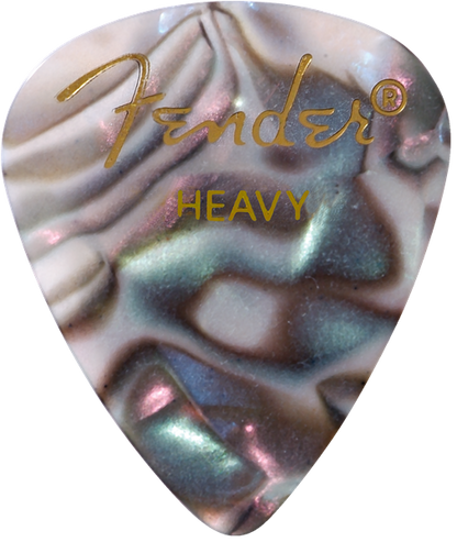 Puas para Guitarra Fender Paquete de 12 Piezas Celluloid Heavy