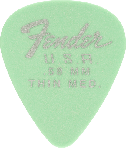 Puas para Guitarra Fender Paquete de 12 Piezas Dura-tone Derlin .58mm Nylon N
