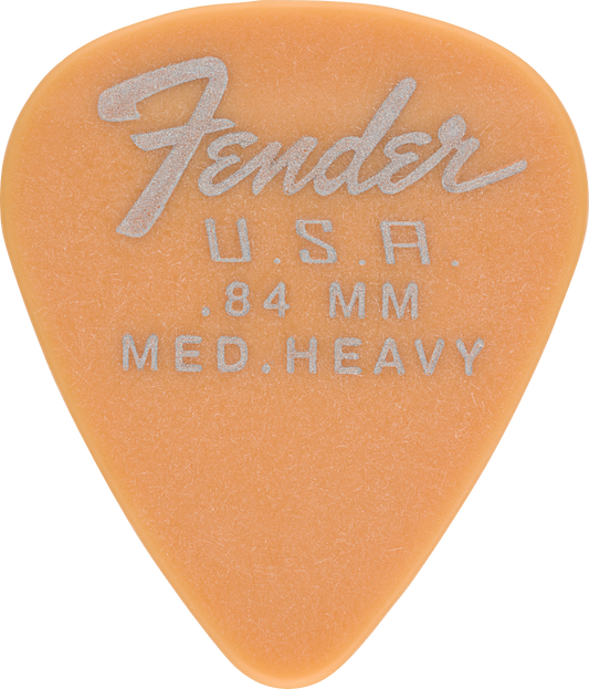 PUAS PARA GUITARRA FENDER PAQUETE DE 12 PIEZAS DURA-TONE DERLIN .84MM NYLON