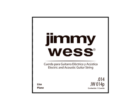 PAQUETE DE CUERDAS GUITARRA ELEC/ACUST. JIMMYWESS LISA ,14 N