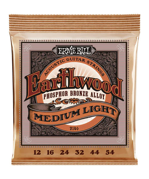 ENCORDADURA ERNIE BALL "REGULAR SLINKY" PARA GUIT. ACUSTICA ,12-,54 FOSFORO B N