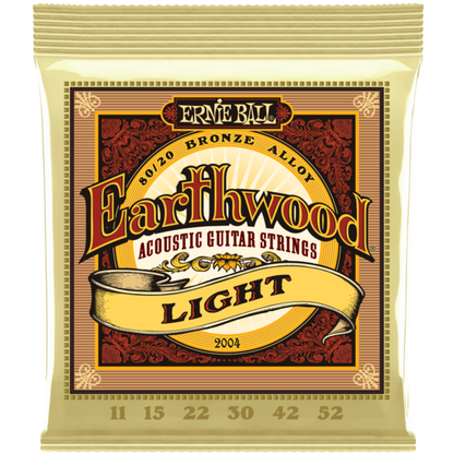 Encordadura de Guitarra Acústica Earthwood Light 80/20 Bronze - Calibre 11-52 | 2004 N