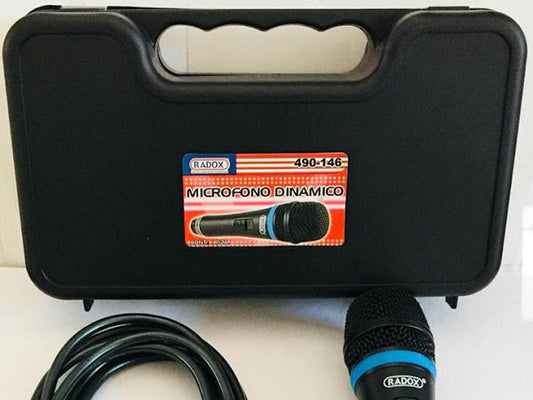 MICROFONO DINAMICO UNIDIRECCIONAL RADOX 490-146 N