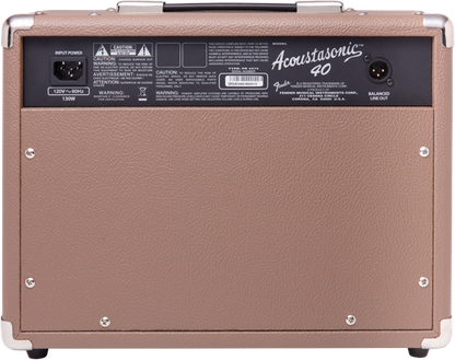 Amplificador para Guitarra Electroacustica Fender Acoustasonic 40 2314200000 N