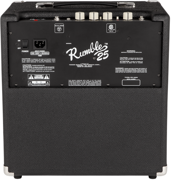 AMPLIFICADOR PARA BAJO ELECTRICO FENDER RUMBLE 25 2370200000 N