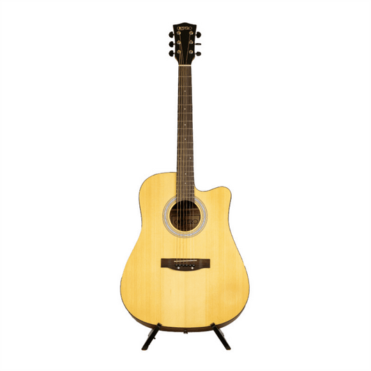 GUITARRA TEXANA ACUSTICA CON RESAQUE NATURAL MATE C-DGR-NTM N