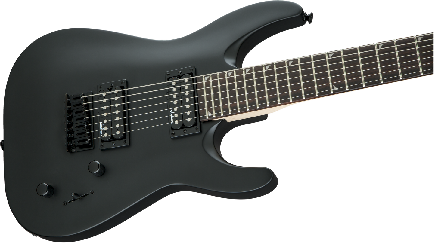 GUITARRA ELECTRICA JACKSON DE 7 CUERDAS JS22-7 DKA AH FB - HT STN BLK | 2910132568 N