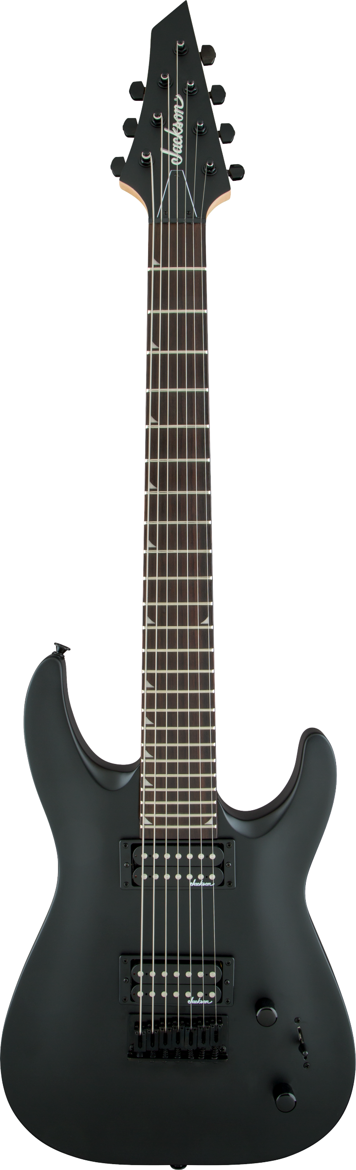GUITARRA ELECTRICA JACKSON DE 7 CUERDAS JS22-7 DKA AH FB - HT STN BLK | 2910132568 N