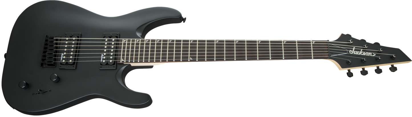 GUITARRA ELECTRICA JACKSON DE 7 CUERDAS JS22-7 DKA AH FB - HT STN BLK | 2910132568 N