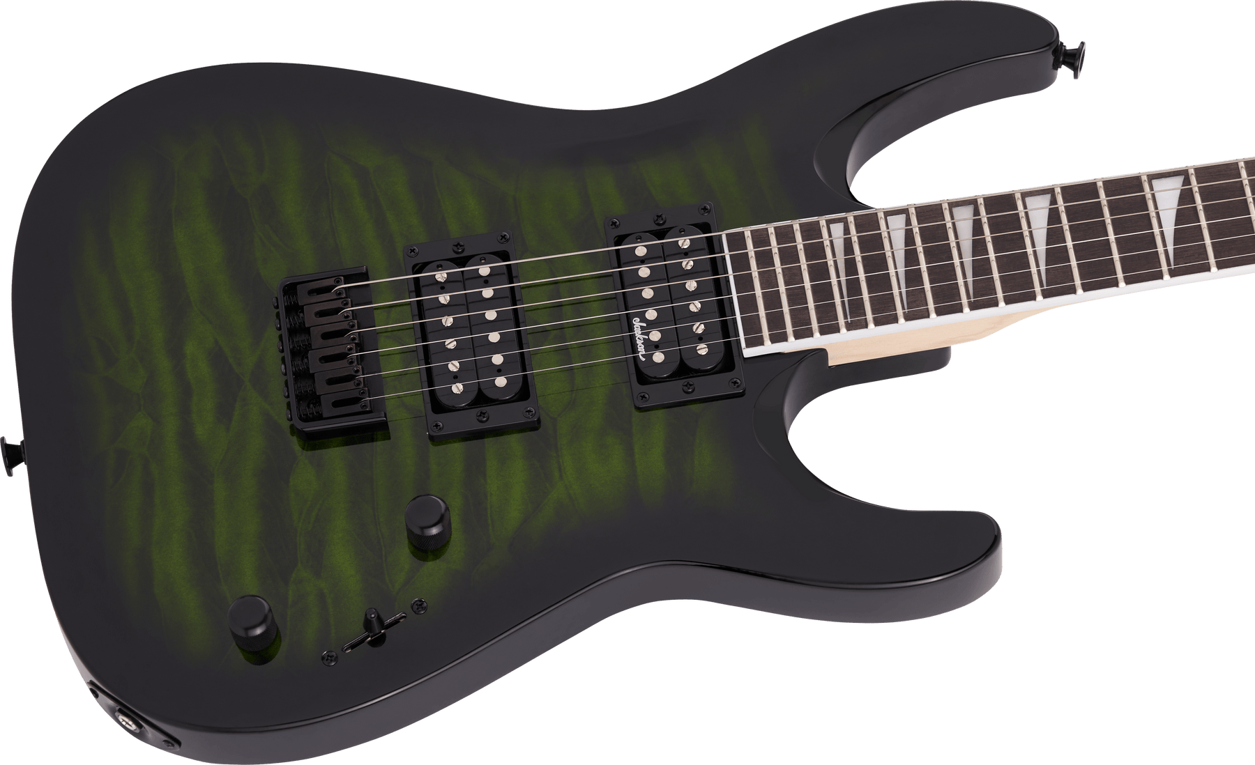 GUITARRA ELECTRICA JACKSON JS SERIES DINKY ARCH TOP JS32Q DKA HT GREEN BURST N
