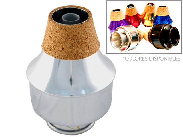 Sordina para Trompeta el Cometa Wow-wow Aluminio Varios Colores