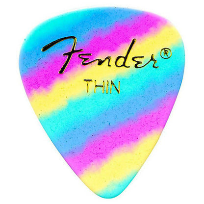 Puas para Guitarra Fender Paquete de 12 Piezas Celluloid Delgada