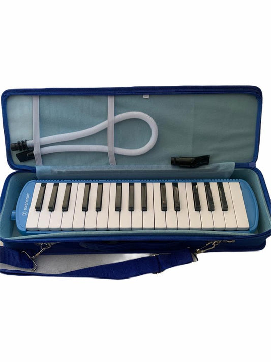 MELODICA EXTREME 32 TECLAS 2 1/2 OCTAVAS ESTUCHE CON CIERRE  AZUL N