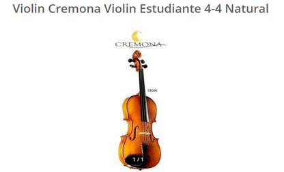 Violin Estudiante 4/4 Natural Cremona | Cr005 N