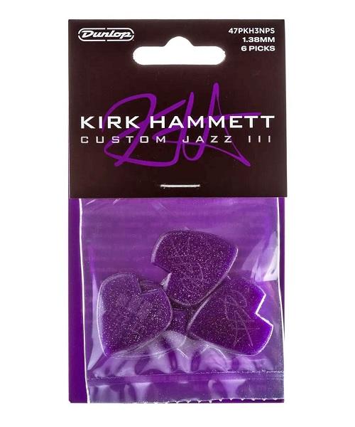 PUAS DUNLOP "KIRK HAMMET - JAZZ III" MORADA BRILLANTE