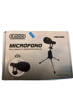 MICROFONO PARA CAMARAS Y DISPOSITIVOS MOVILES 490-600