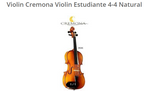 VIOLIN ESTUDIANTE 4/4 NATURAL CREMONA CR005 N