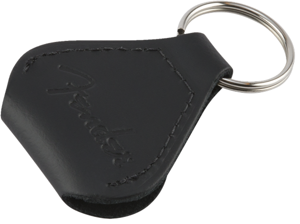 LLAVERO DE CUERO CON SOPORTE PARA PÚAS FENDER N