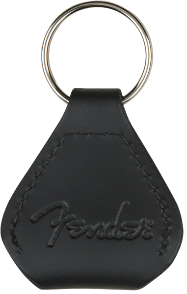 LLAVERO DE CUERO CON SOPORTE PARA PÚAS FENDER N