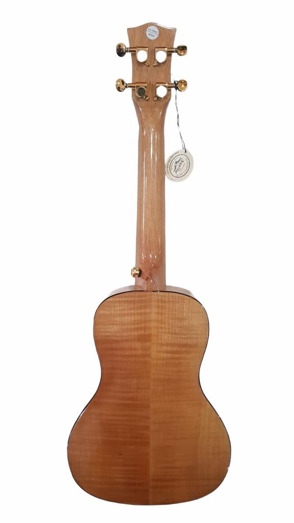 UKULELE CONCIERTO MADERA DE OKUME ALTO BRILLO C/FUNDA COPACABANA
