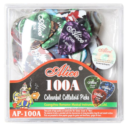 Paquete de 100 Plumillas Alice Celluloide Ap-100a N
