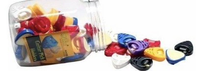 Porta Puas Forma Corazon Bote con 72 Pcs Alice N