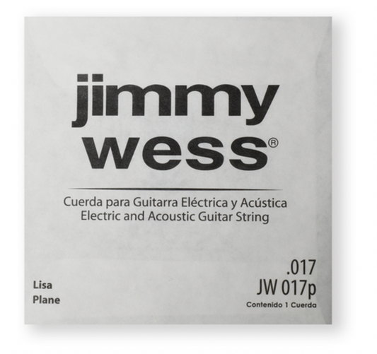 PAQUETE DE CUERDAS GUITARRA ELEC/ACUST. JIMMYWESS LISA ,17 N