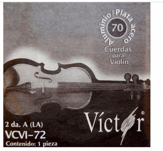 PAQUETE DE 10 CUERDAS CDAS. VIOLIN 2A. VICTOR AC N
