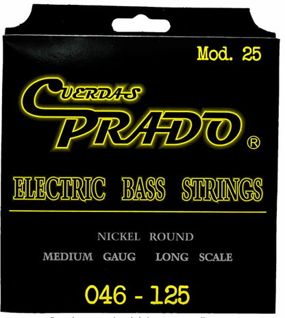 Juego 5 Cda bajo Electrico Nickel
