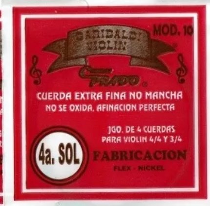 Cuerda Suelta Garibaldi Violín 4a