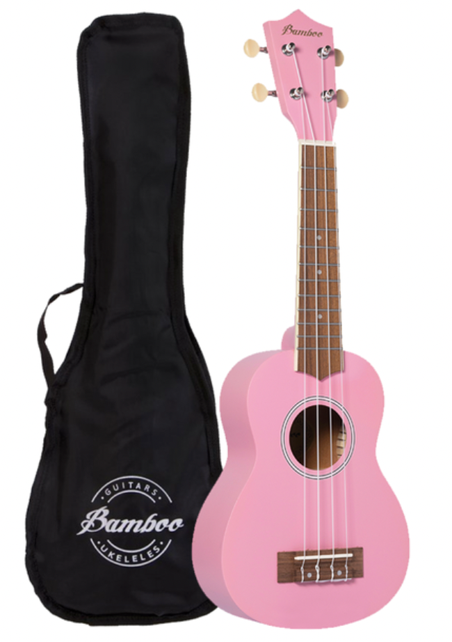 UKULELE SOPRANO ESTUDIO ROSA BAMBOO U-21-LPK N