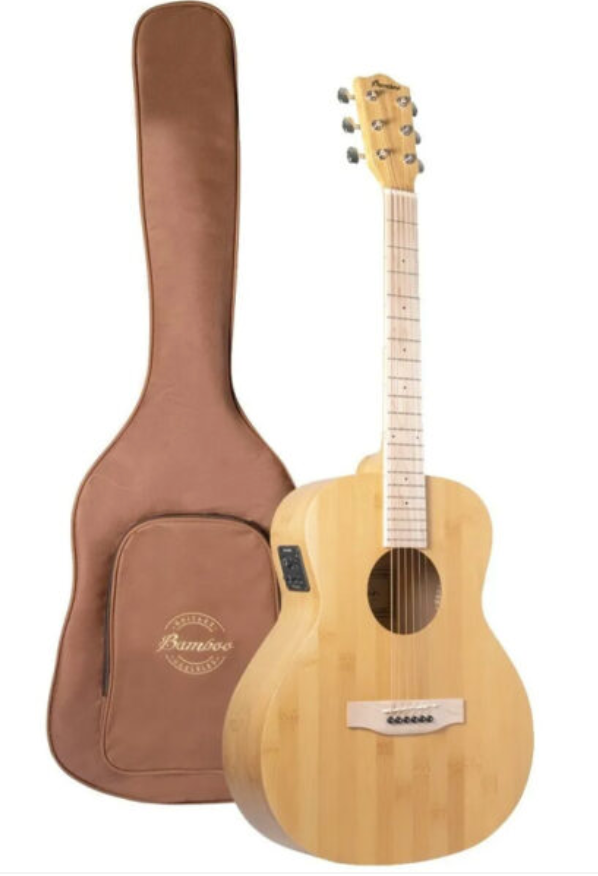 GUITARRA ELECTROACUSTICA BAMBOO 38" INCLUYE FUNDA