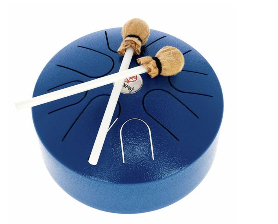 TAMBOR NATARAJ TONGUE AKEBANO 8" AZUL BHARGAVA MARINO