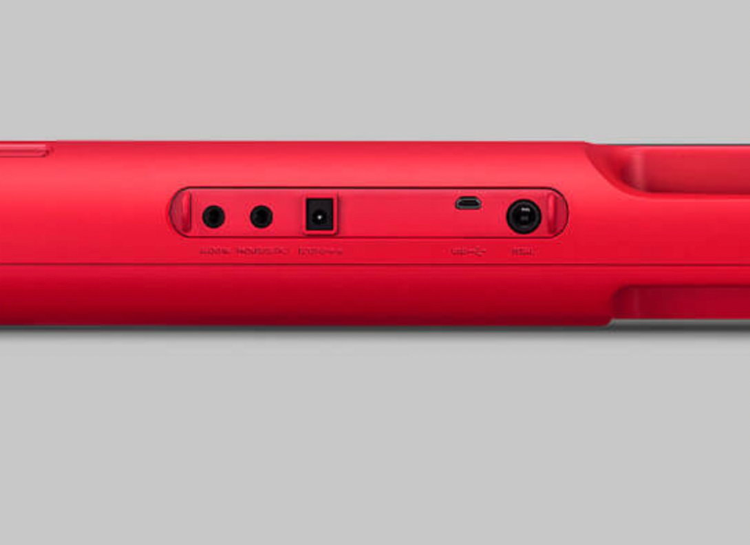 TECLADO CASIO PORTATIL CTS200RD CON ELIMINADOR COLOR ROJO | CTS200RD N