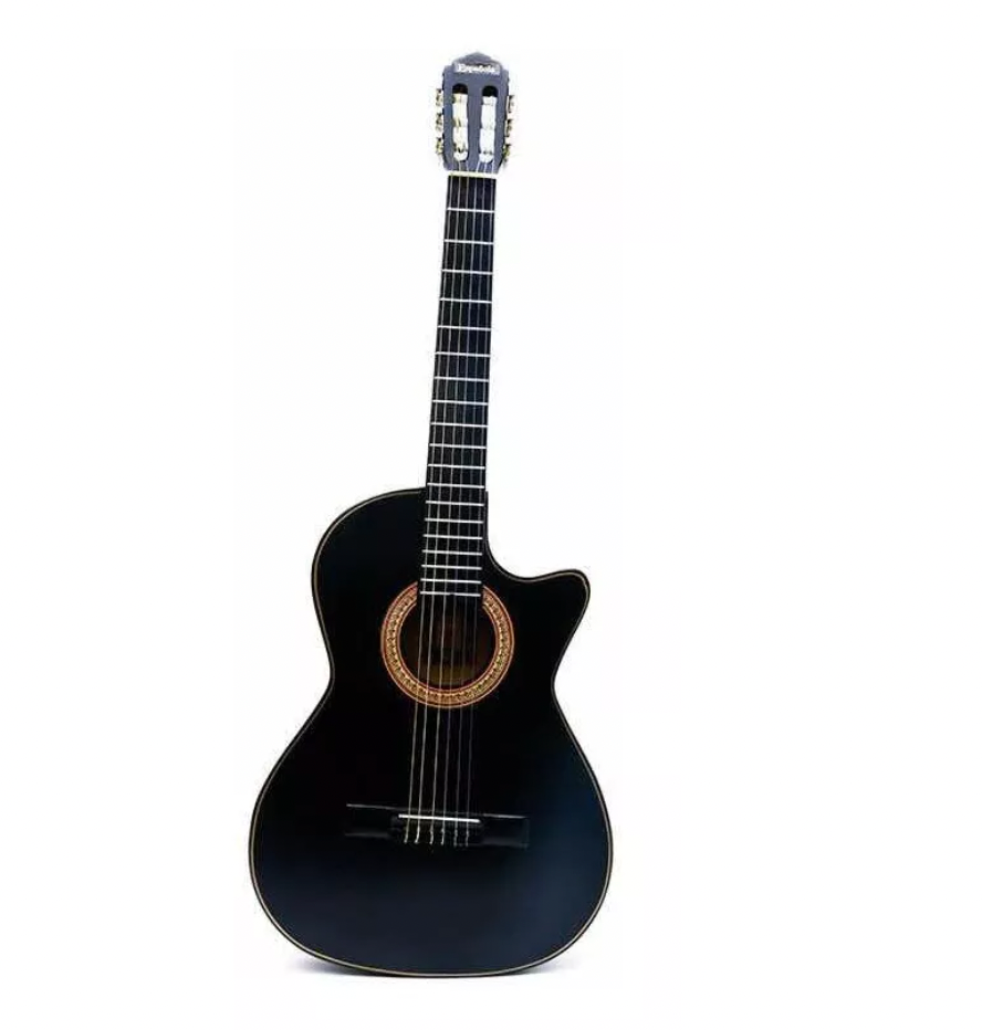 GUITARRA CLASICA CON REZAQUE MARCA ESPAÑOLA MOD M09-C N