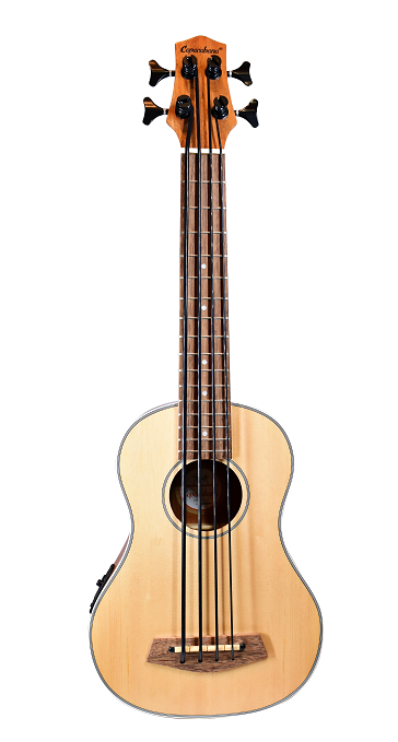 UKULELE BAJO COPACABANA ELECTROACUSTICO CON FUNDA CPUKB001 N