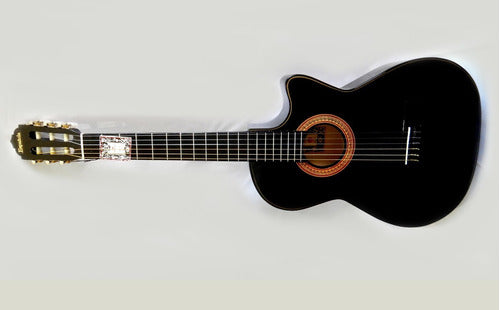 GUITARRA CLASICA CON REZAQUE MARCA ESPAÑOLA MOD M09-C N
