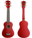 UKULELE SOPRANO ROJO CON FUNDA COPACABANA