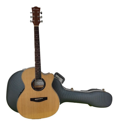 GUITARRA ELECTROACUSTICA CARAYA F-550BCEQN N
