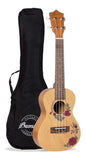 UKULELE CONCIERTO ROSES CON FUNDA BAMBOO