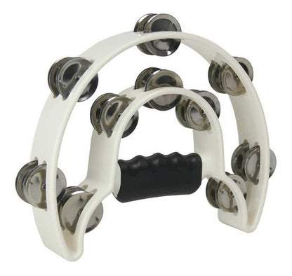 Pandero Media Luna Doble Blanco Alice Atb002/wh N
