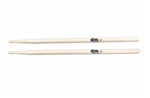 Par Baqueta Bateria 5b Maple Diametro...595" Punta Madera