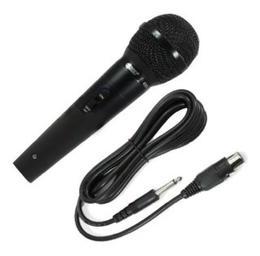 MICROFONO DINAMICO UNIDIRECCIONAL METALICO NEGRO RADOX 490-125 N